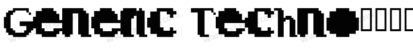 Generic Techno字体转换